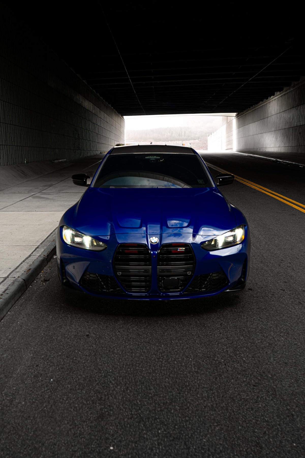 2026 BMW M3 Competition Interlagos Blue — vehicle photo 3