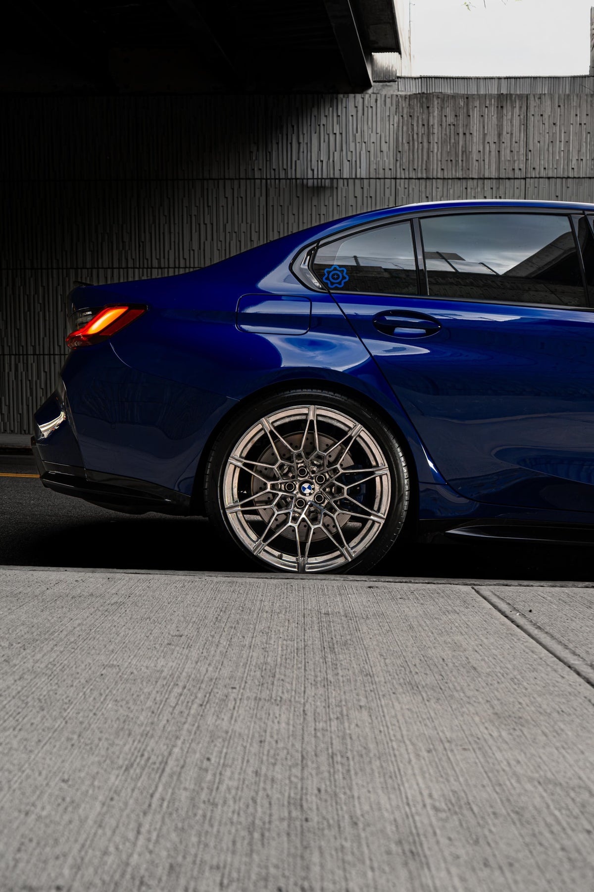 2026 BMW M3 Competition Interlagos Blue — vehicle photo 8