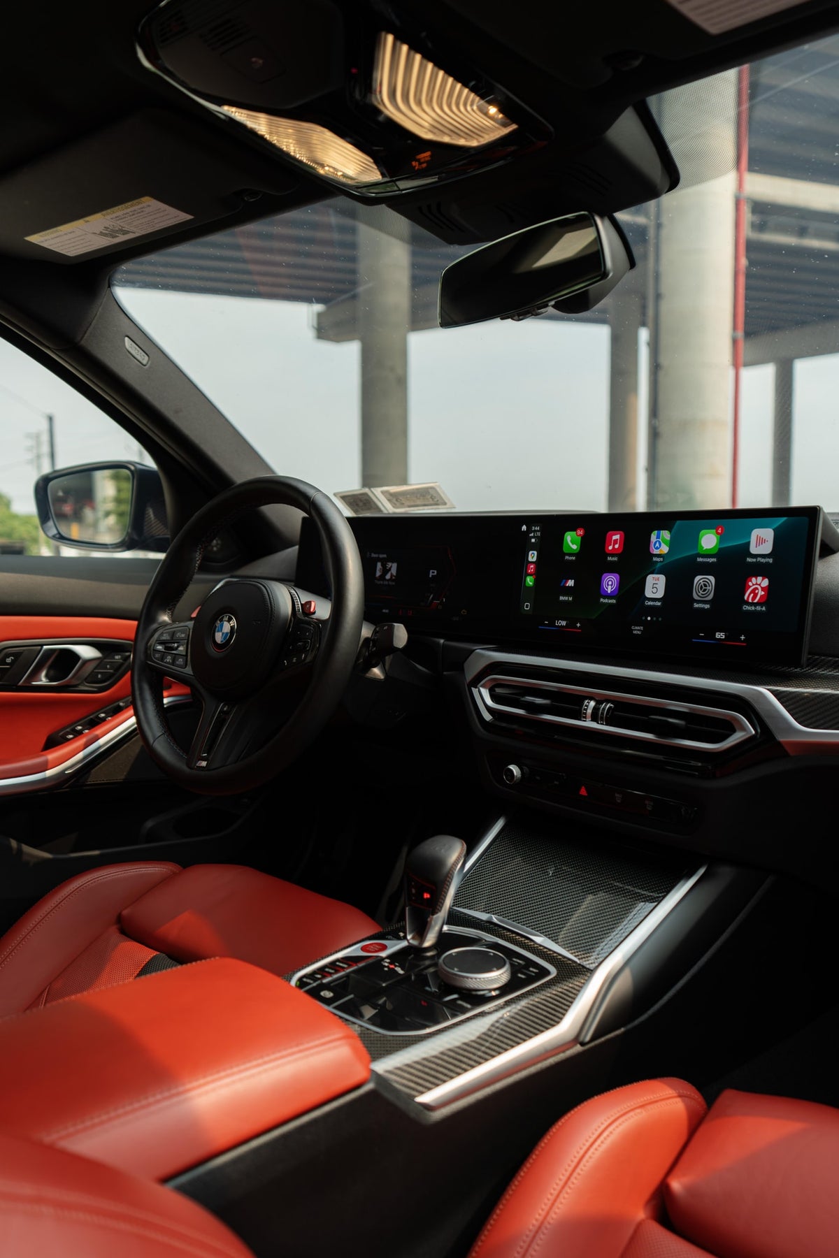 2024 BMW M3 Competition Satin Black — vehicle photo 2