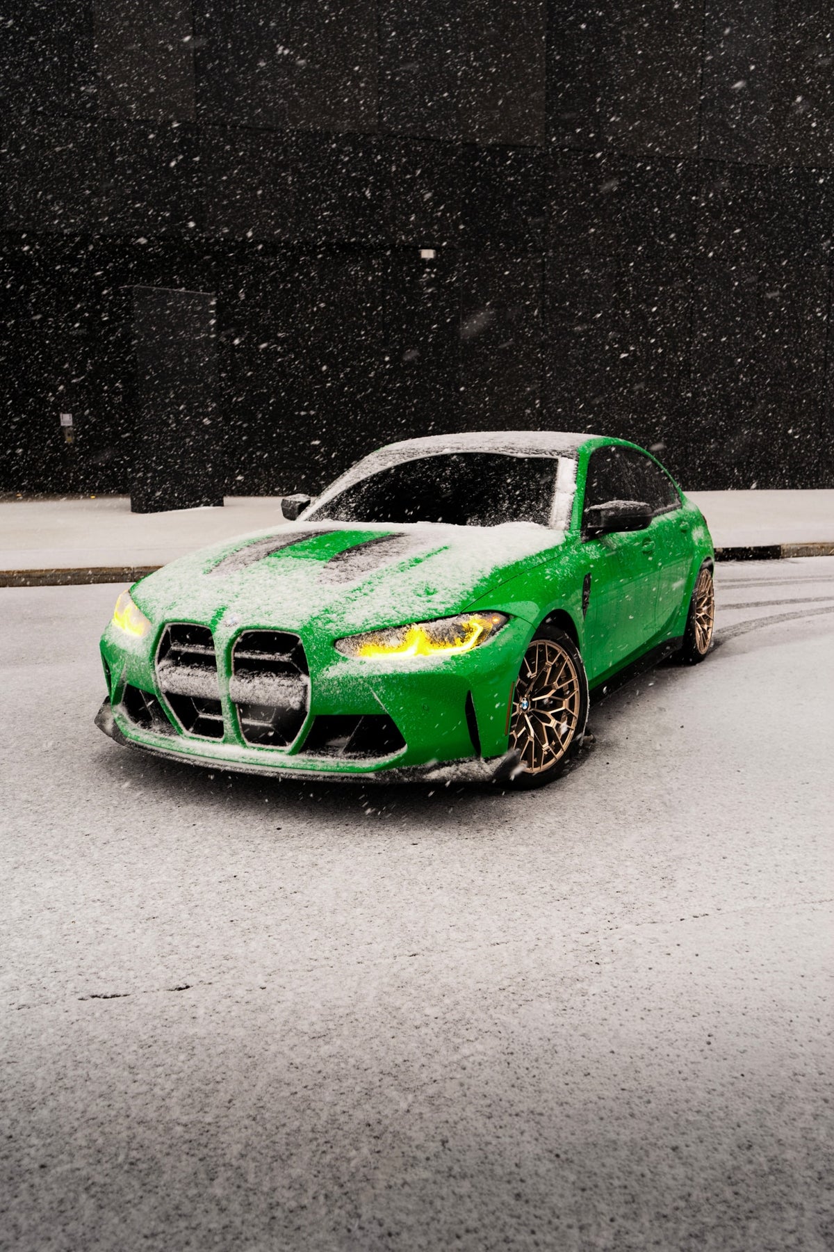 2024 BMW M3 CS Signal Green — vehicle photo 1