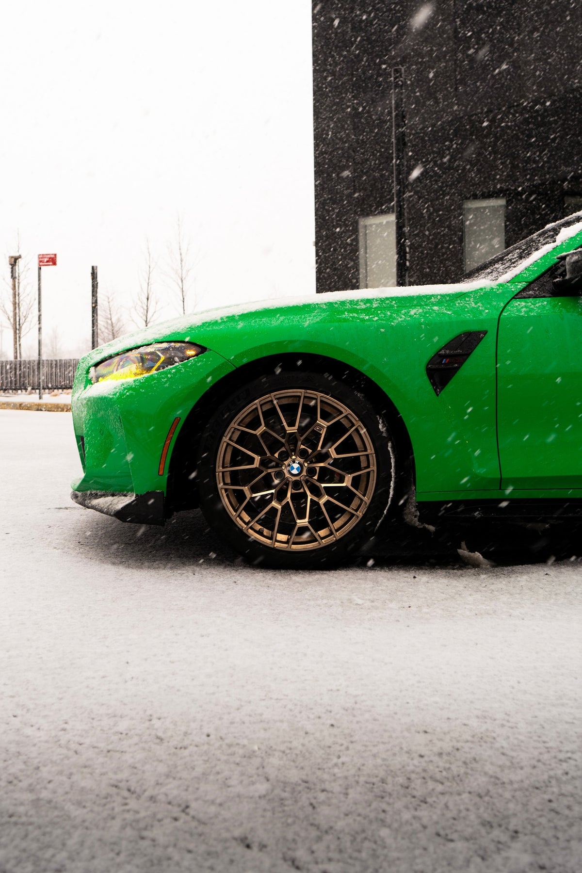2024 BMW M3 CS Signal Green — vehicle photo 5