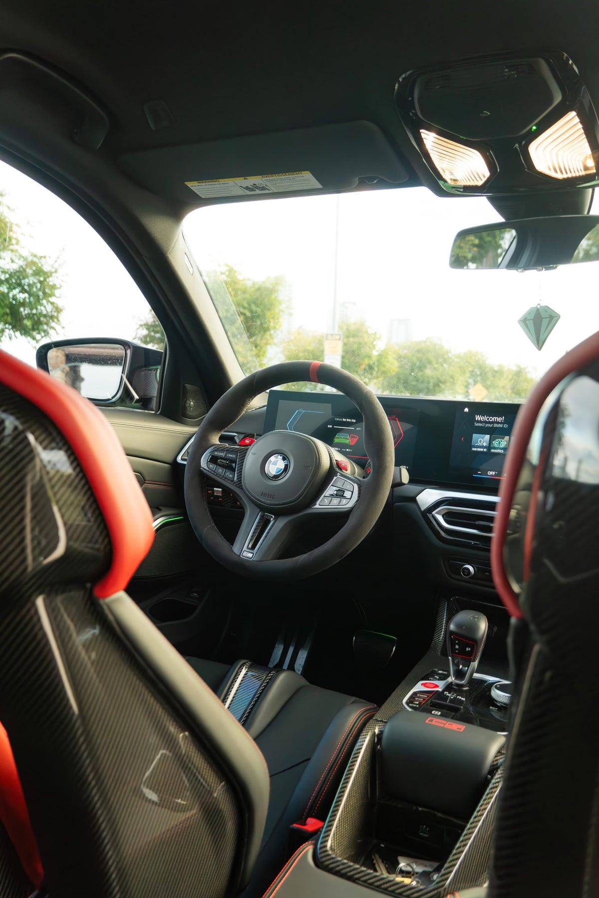 2024 BMW M3 CS Signal Green — vehicle photo 8