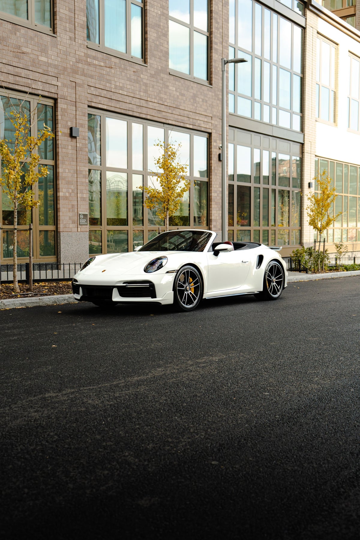 2021 Porsche 911 Turbo S Cabrio White — vehicle photo 2